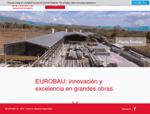 Tablet Screenshot of eurobau.co.cr